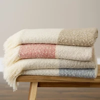 Rugby Stripe Acrylic Throw