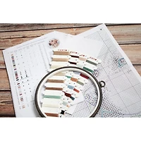 Luca-S Labrador Counted Cross Stitch Kit with Display Hoop