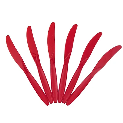 JAM Paper Premium Plastic Knives, 100ct.