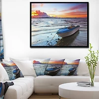 Designart - Boat at the Sunset