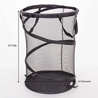 Household Essentials 25" Pop-Up Mesh Laundry Hamper