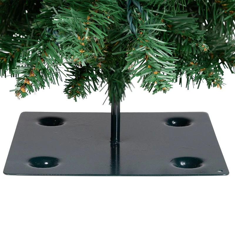 4ft. Pre-Lit Pencil Alpine Artificial Christmas Tree, Clear Lights