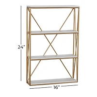 Gold Glam Wall Shelves