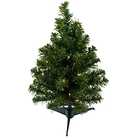 1.5ft. Pre-Lit Canadian Pine Artificial Christmas Tree, Clear Lights