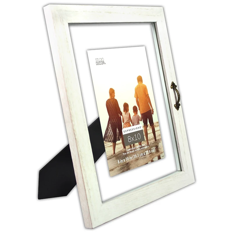 Expressions™ 8" x 10" White Window Float Frame by Studio Décor®