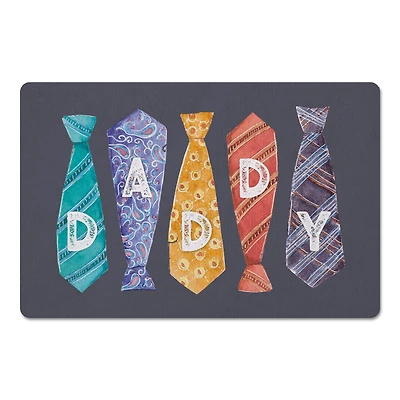 Daddy Ties Floor Mat