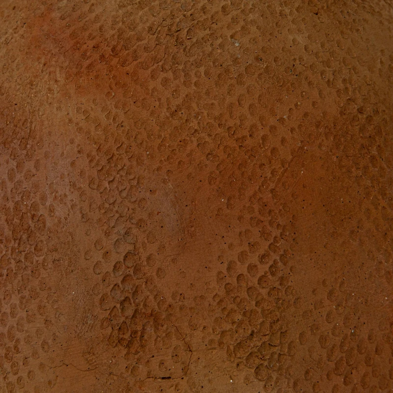 Hello Honey® 16" Natural Terra Cotta Table Lamp with Cotton Shade