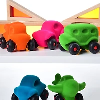 Rubbabu Little Vehicle Asssortment Tray