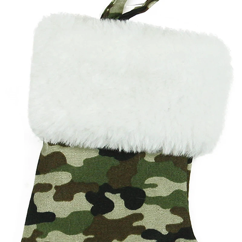 7" Camouflage Mini Christmas Stocking