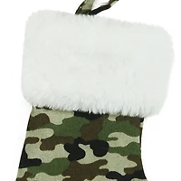 7" Camouflage Mini Christmas Stocking
