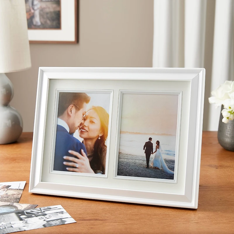Expressions™ 2 Opening 5" x 7" White Collage Frame by Studio Décor®