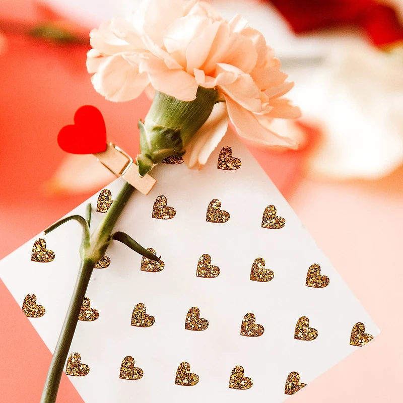 Glitter Heart Cardstock Paper by Recollections