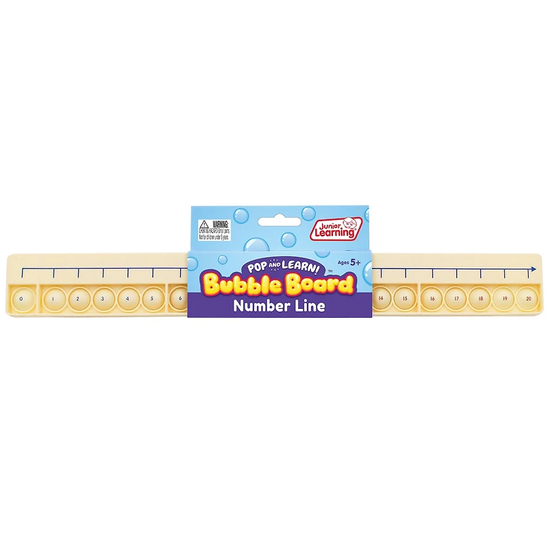 Junior Learning® Pop & Learn Bubble Board Number Line