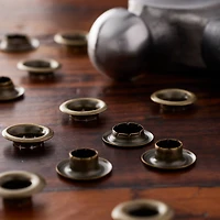 Antique Brass Eyelets by Loops & Threads™