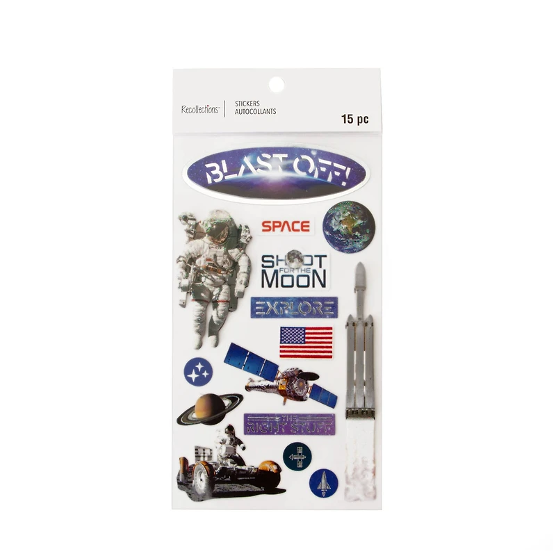 Astronaut Dimensional Stickers by Recollections™