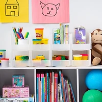 IRIS Medium Clear Plastic Stacking Bin