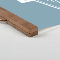 Laundry Co. 20" x 16" Teak Hanging Canvas