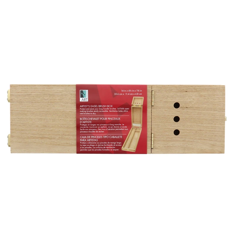 Art Alternatives 14" Artist's Easel Brush Box