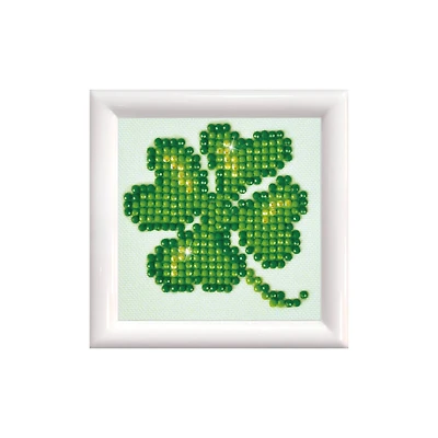 Diamond Dotz® Beginner Lucky Leaves with Frame Diamond Facet Art Kit