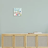 Stupell Industries Beach Seashells Wall Plaque Art