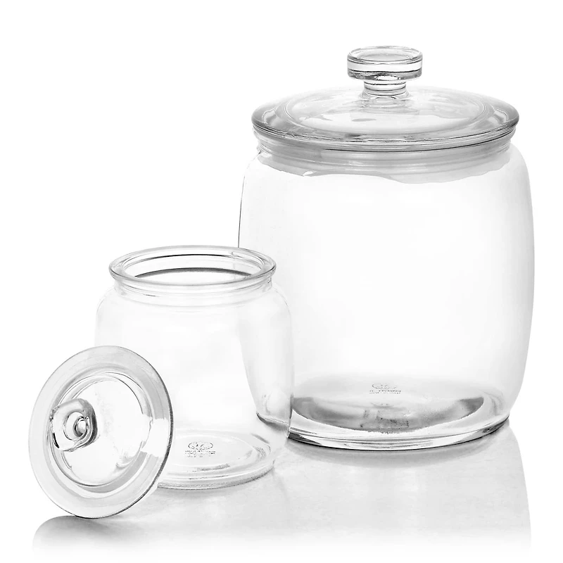 Martha Stewart Clear Glass Canister Set