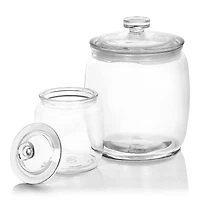 Martha Stewart Clear Glass Canister Set