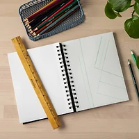 6 Pack: Black Hardcover Mixed Media Book by Artist's Loft™, 5.5" x 8.5"