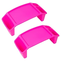 Mind Reader 2 Piece Kids’ Freestanding Portable Lap Desk With Side Pockets