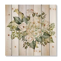 Designart - Beautiful Bouquet With Hudrangea and Roses