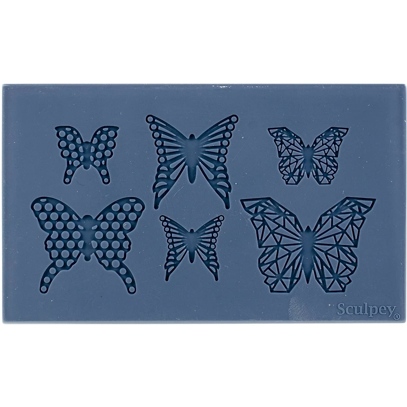 Liquid Sculpey® Geo Butterfly Oven Safe Silicone Mold
