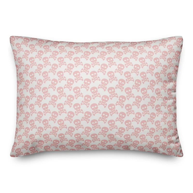 Skull And Crossbones Throw Pillow