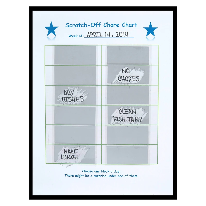 Eureka® Rectangles Scratch Off Stickers, 6 Packs of 180