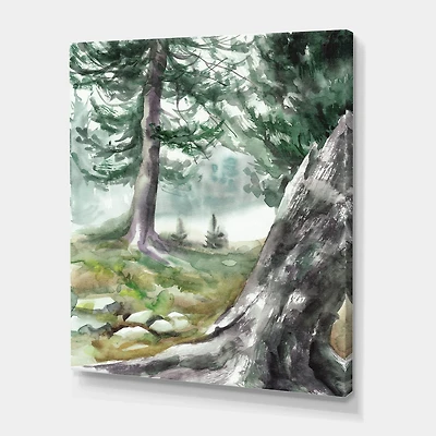 Designart - Pine Forest In The Early Morning