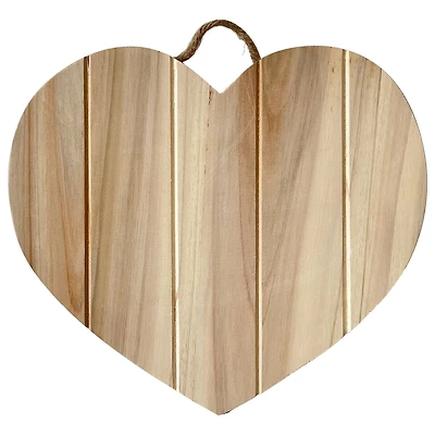 8 Pack: 11" Wood Pallet Heart Plaque by Make Market®
