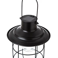 Glitzhome® 10" Wire Solar Powered Outdoor Hanging Lantern