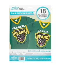 Jolee's Boutique® Easy Image® Dark Fabric Transfer Sheets, 18ct.