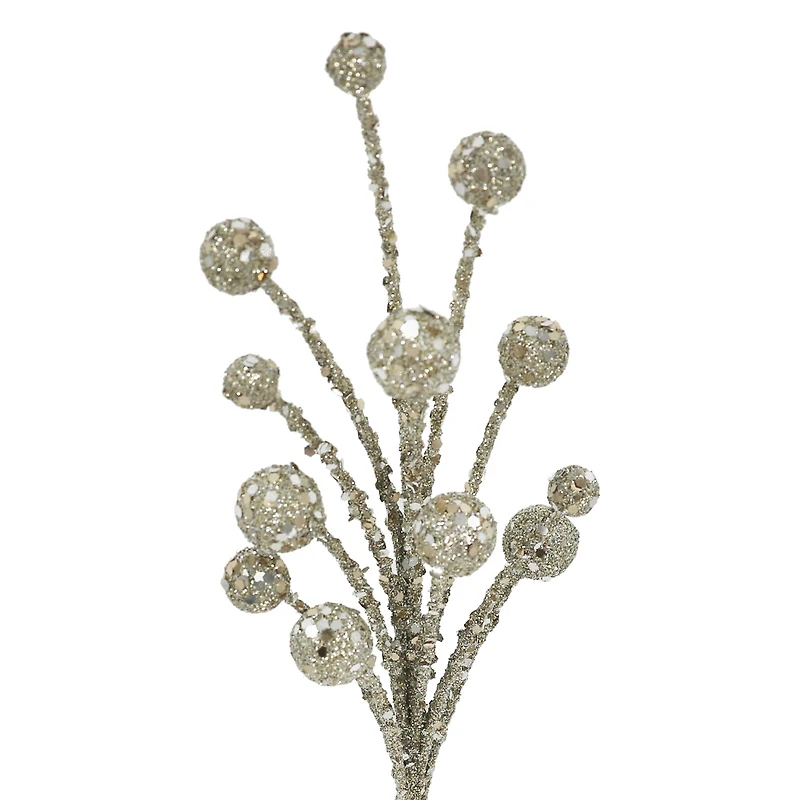 13" Glitter Berry Spray Pick by Ashland