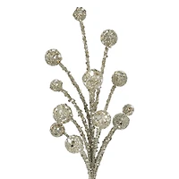 13" Glitter Berry Spray Pick by Ashland