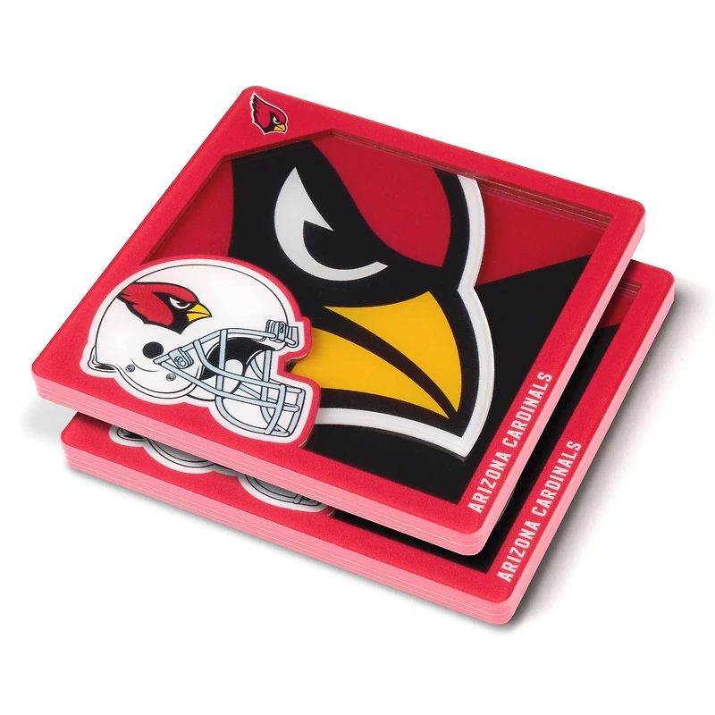 NFL 3D Logo Series Coaster Set