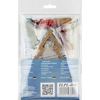 Wonderland Crafts Bird Tree Christmas Ornament Bead Embroidery Kit