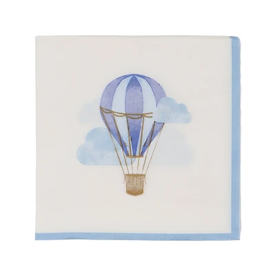 24 Packs: 20 ct. (480 total) Hot Air Balloon Beverage Napkins by Celebrate It™