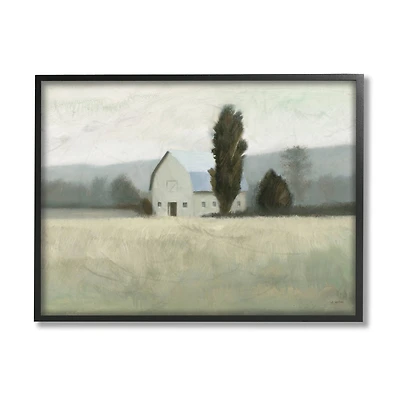 Stupell Industries Farmside Landscape Wall Accent with Black Frame