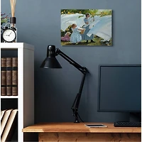 Stupell Industries Farm Children Doing Laundry Canvas Wall Art