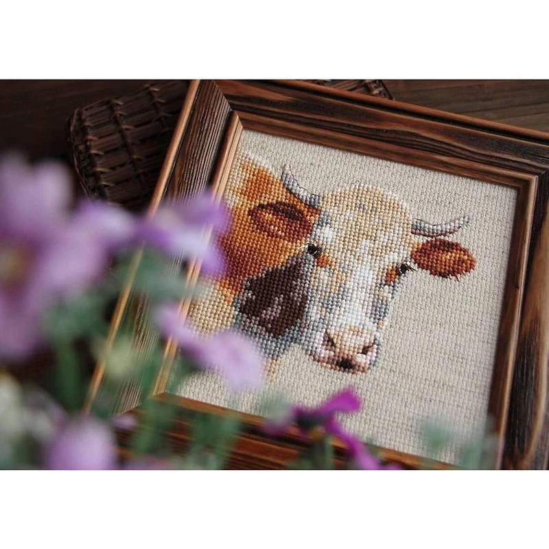 Alisa Cow Cross Stitch Kit