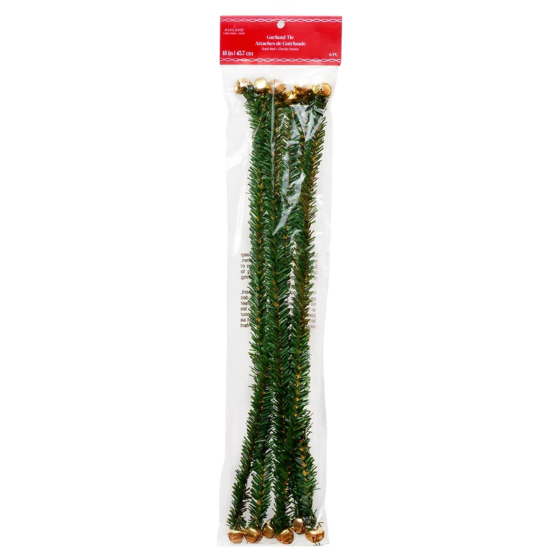 18" Bell Garland Ties