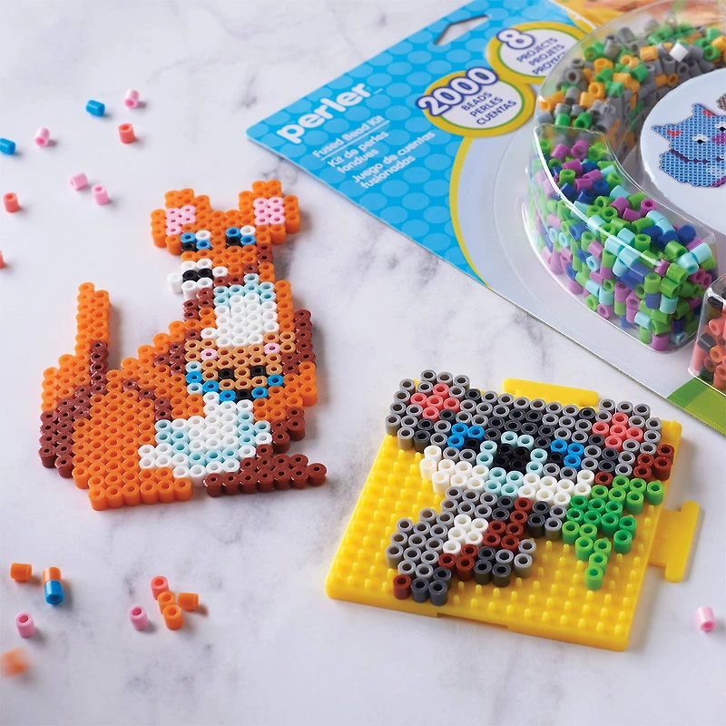 Perler® Wild Animals Fused Bead Kit