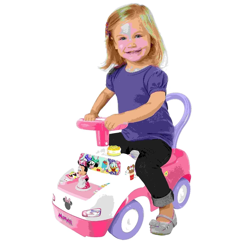 Kiddieland Disney® Minnie Mouse Lights N' Sounds Ice Cream Car Ride-On