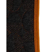 Hello Honey® Mustard & Charcoal Cotton Blend Quilted Baby Blanket