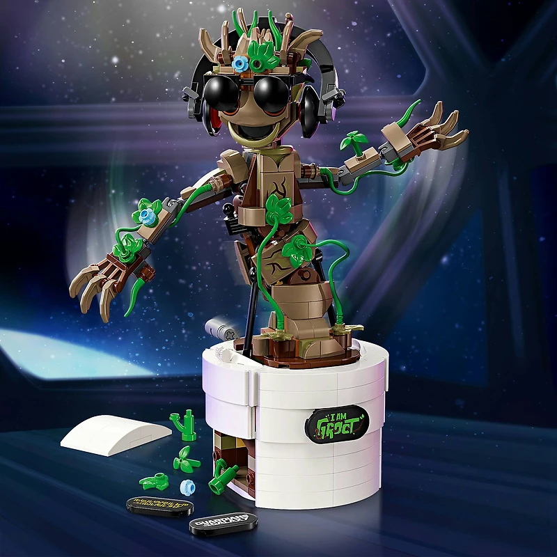 LEGO® Marvel Dancing Groot Buildable Animated Toy 76297