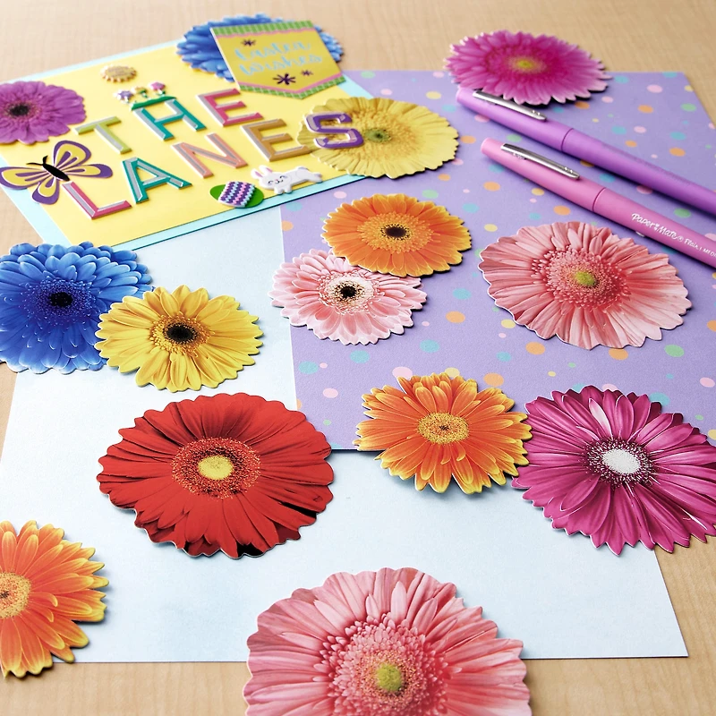 Gerbera Daisy Die Cut Stickers by Recollections™